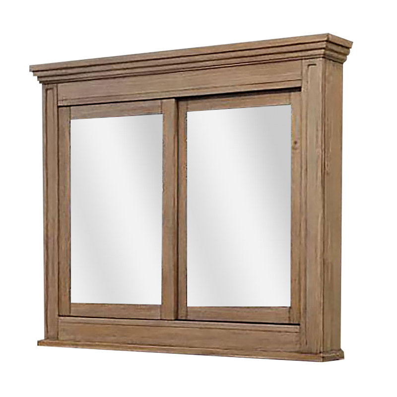 Fonzo Wood Flat Wall Mirror