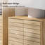Chester 60cm Single Bathroom Vanity Base Only in Wood Effect-134498642