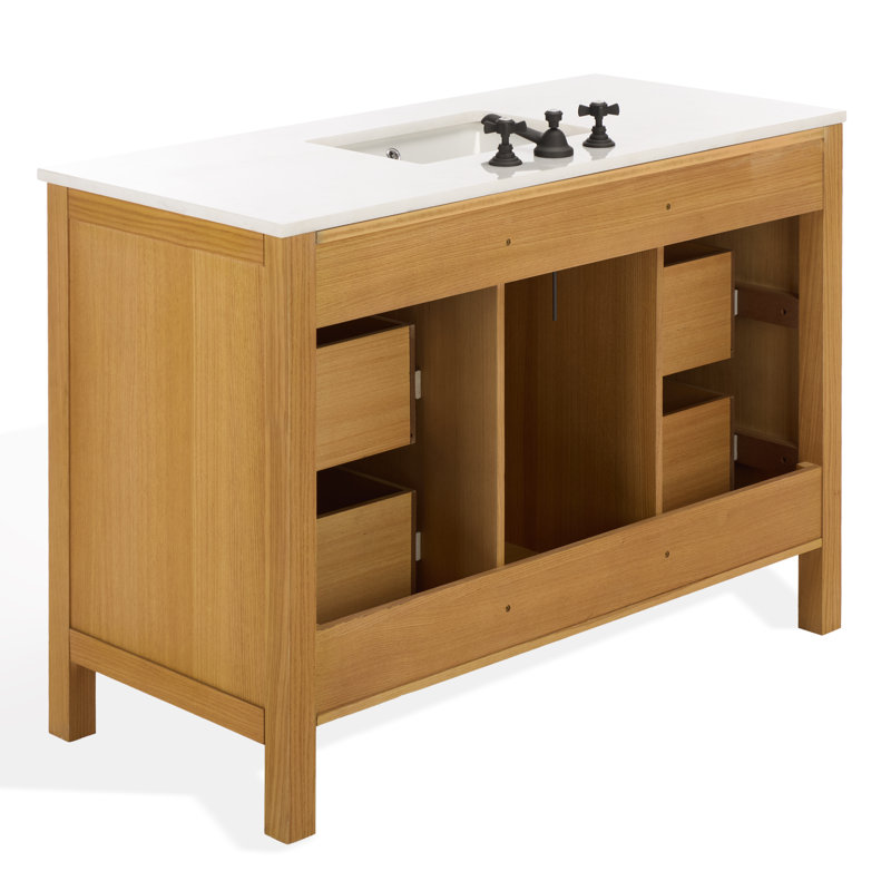 Meuble-lavabo Mid-Century Lili, 48"