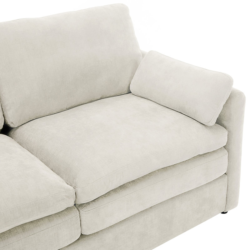 Canapé rembourré surdimensionné Comfy Cloud Canapé, Beige