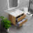 Hoehne 29.5'' Single Bathroom Vanity with Acrylic Top-733764322