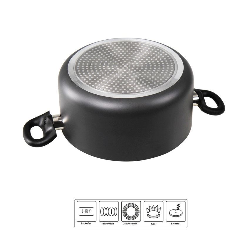 6 - Piece Non-Stick Aluminum Cookware Set