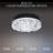Bramble 1 Light Crystal LED Flush Mount