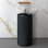 Lavabo de salle de bain sur pied en marbre Chloé de 86 cm de hauteur, en surface solide