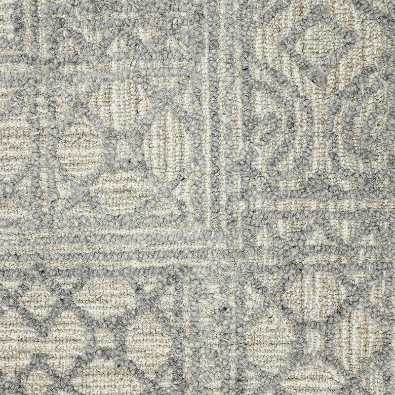 Wool Geometric Indoor Rug, Rectangle 5' x 8'