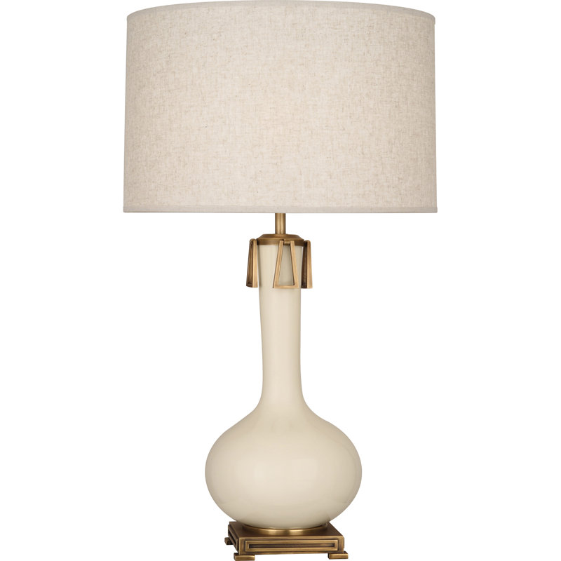 Athena Table Lamp, Bone