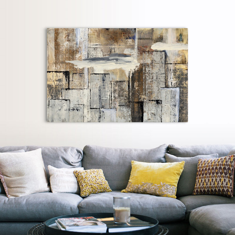 «City Workings II» par Tyson Estes, impression sur toile, Toile tendue, H 40 po x l 60 po x P 1,25 po