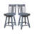 Derene Swivel Solid Wood Counter Stool-81366005