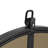 Cassie Metal/Manufactured Wood Round Wall Mirror-1825838290-1825838289