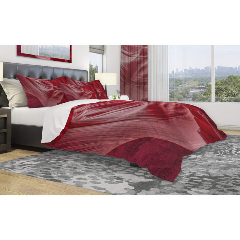 Ensemble de housse de couette designart à l’intérieur d’un mur de antilope canyon