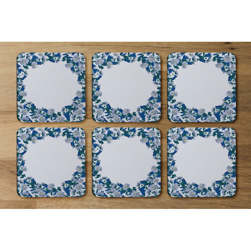 Square 6 Piece Coaster Set