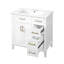 Meuble-lavabo pour salle de bain avec lavabo en céramique, armoire de rangement moderne avec portes à fermeture douce, tiroir profond et tiroir standard, meuble-lavabo élégant pour les petites salles de bain-223380254