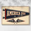 Toile tendue Vintage America Pennant-Gallery - prête à être accrochée-1115298320