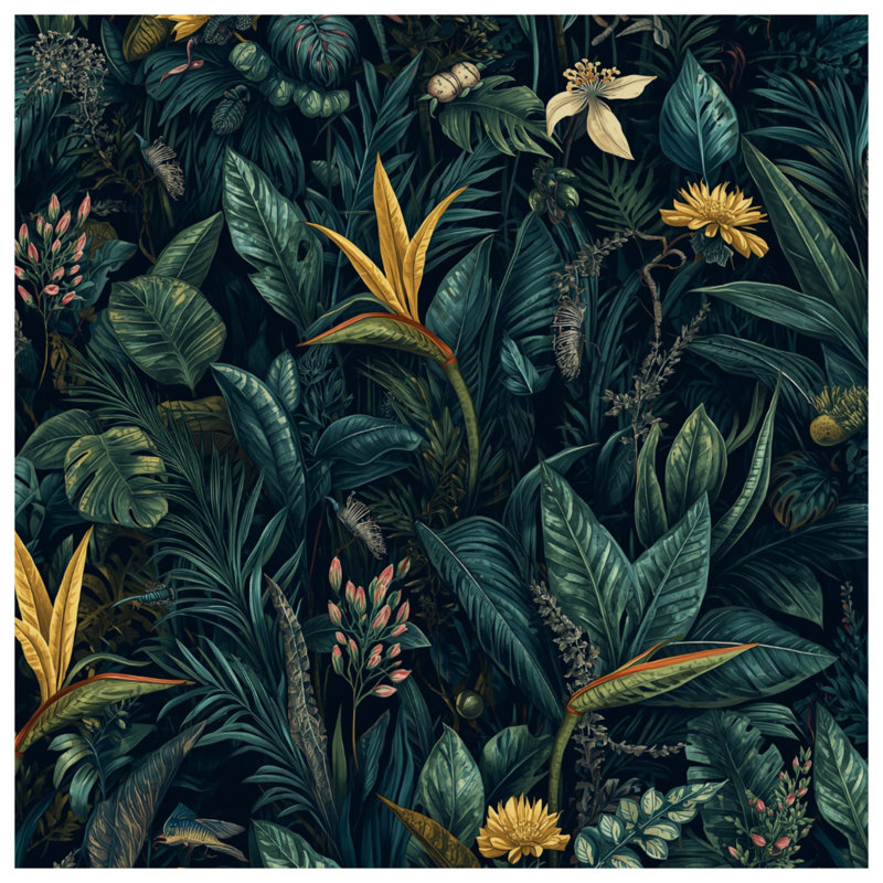 Édredon Tropical Jungle, Simple extra long