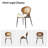 Pateley Mid-Century Modern Rattan Dining Chair Set-107868626-107868625