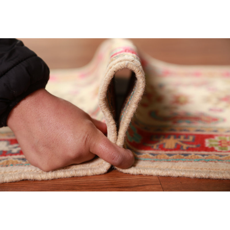 Tapis décoratif fait à la main Kazak 2x3