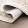 Gurpaige Traditional Oriental Cream Polyester Area Rug