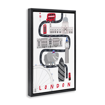 Cadre flottant London City, par Carla Daly