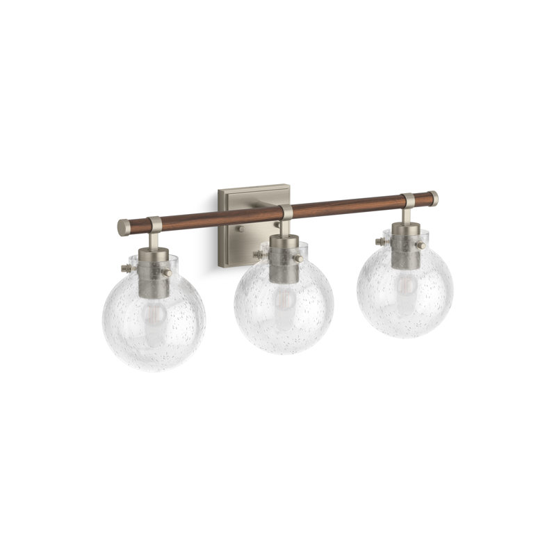 Holt Three-Light Sconce, Brushed Nickel