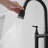 3 Hole Bridge Kitchen Faucet With Pull Down Sprayer,2 Handle Faucet For Kitchen Sinks Pull Out Sprayer Kitchen Sink Faucet-117237877