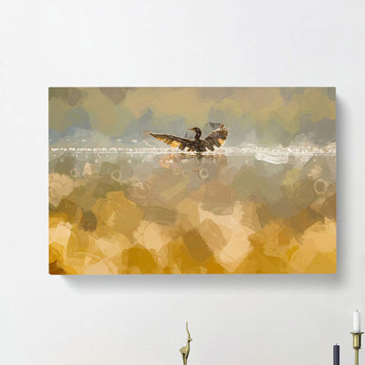 Ducks Wings in Abstract - Wrapped Canvas Graphic Art Print