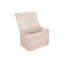 24" Wicker Chest Hamper Basket