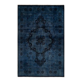 Fine Vibrance One-of-a-Kind 6' 1" X 9' 3" Hand Knotted Area Rug