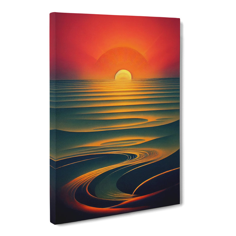 Eirwyn Sunset Fantasy - Wrapped Canvas, 50cm H x 35cm W
