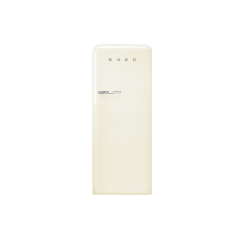 SMEG Congélateur supérieur 24 po 9,92 pi³ style années 50 Réfrigérateur, Droite, Crème, crème