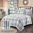 Bibiana Farmhouse / Country Cotton Plaid Coverlet-692356125