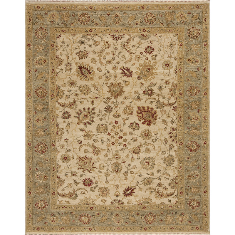 Sovereign Hand Knotted Wool Area Rug, Rectangle 12' x 15'