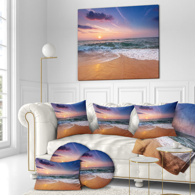 Schafer Landscape «Sunrise Light Shining on Ocean Waves», reproduction de photo