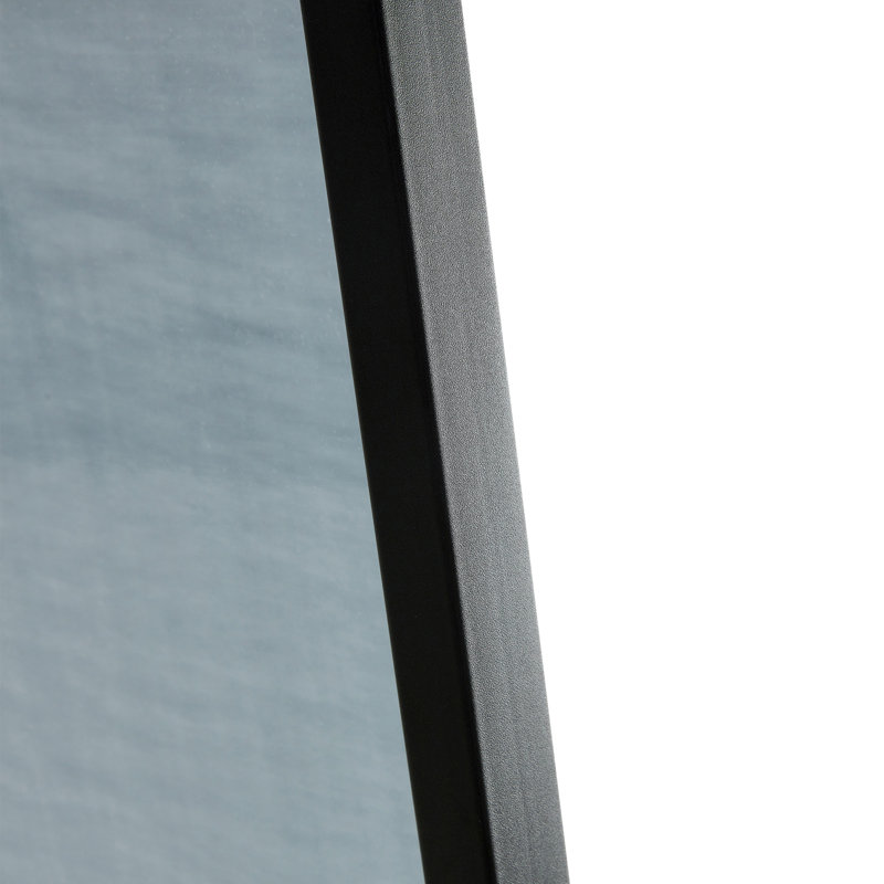 Miroir Quinnisha, Noir, H 60 po x l 17 po, Bois massif
