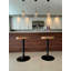 Tabouret de bar rotatif en bois SEAT4U Glynda