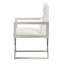 Chaise en similicuir noir Saffia-880904616