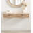 Mirza Solid Wood Floating Side Table