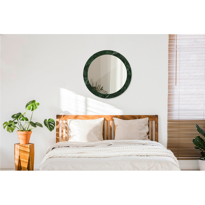 Huldar Glass Flat Wall Mirror, 70cm H x 70cm W