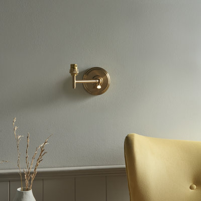 Step Fold Wall Fitting finished in Br Aged Brass