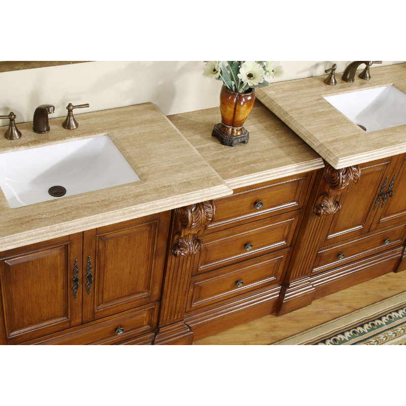 Ensemble de meuble-lavabo double 95 po Tonquin