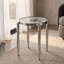 Table de bout Lucent Silver