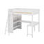 Lit mezzanine double avec bureau et tablettes-1377300921