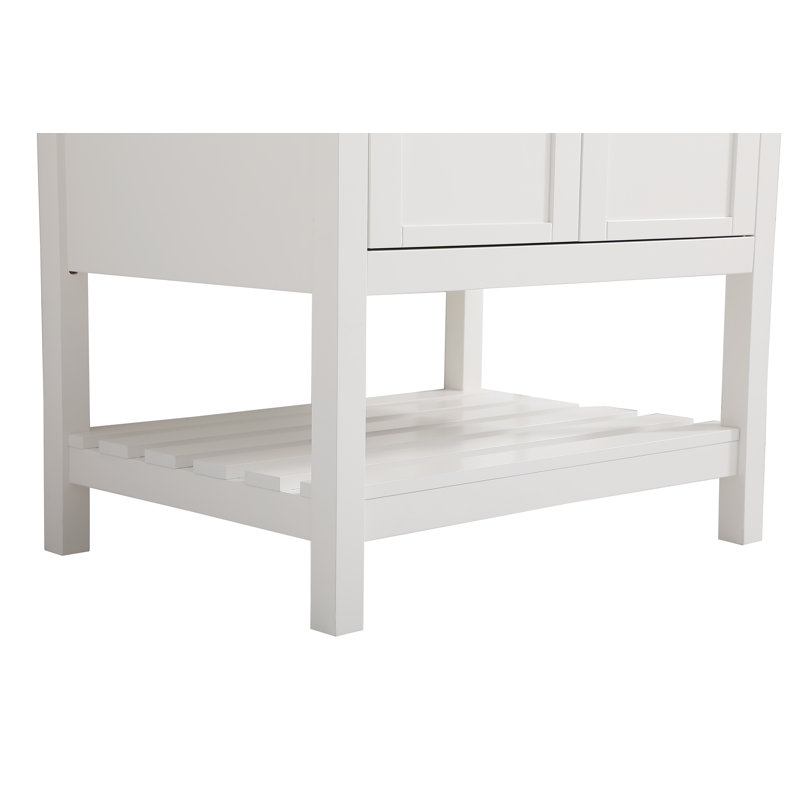 Ensemble de meuble-lavabo simple 30 po Krish, Blanc