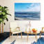 Art mural sur toile IDÉE4WALL, scène romantique de la mer, œuvre d'art encadrée-67534609