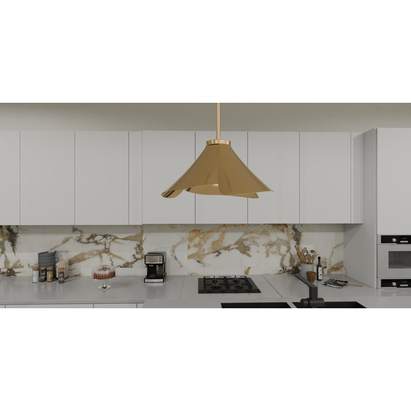 Jovanka 1-Light Pendant Light, Gold