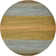 Tapis rayé beige Simsbury