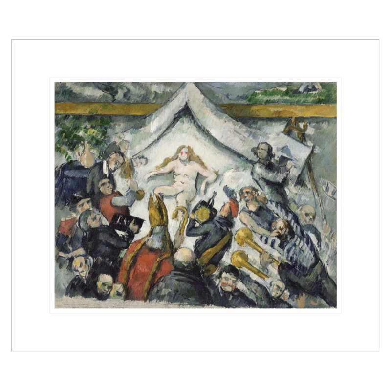 «The Eernal Feminine» par Paul Cézanne, impression giclée encadrée, H 17,75 po x l 20,69 po