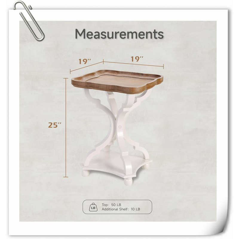 Mohit Solid Wood End Table Set