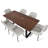 Bhagirath 31.5'' W 6-Person Rectangular Dining Set-1813835162-1837856884