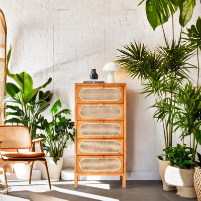 Armoire d'appoint en bois massif à grande capacité