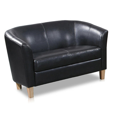 Ruth Faux Leather Loveseat